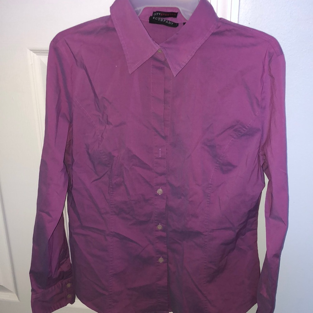 New York and company boys large button down